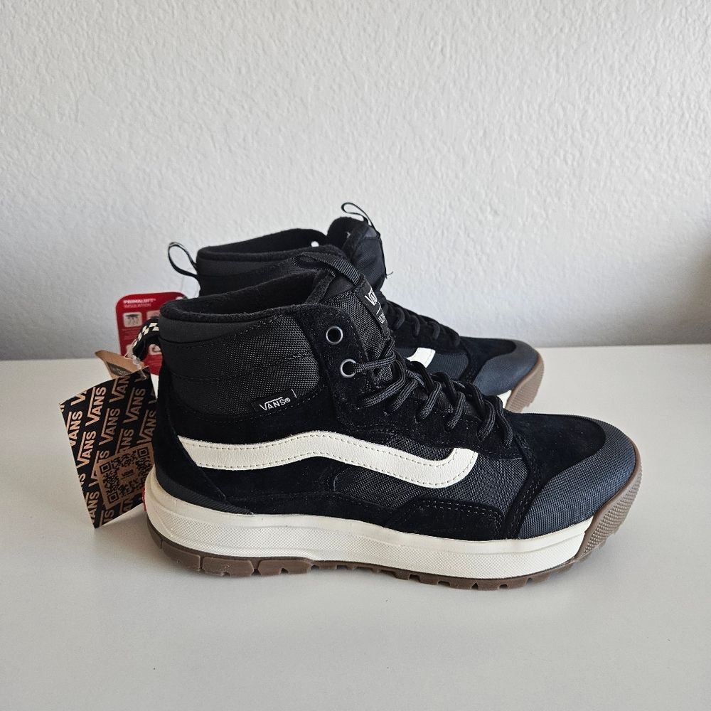 NWT Vans | MTE Ultrarange EXO HI MTE-1 Hiking Sneakers Black/Marshmallow Women 9 - Picture 10 of 12